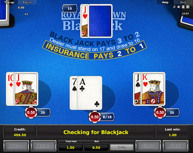 Online-spel Royal Crown Blackjack gratis